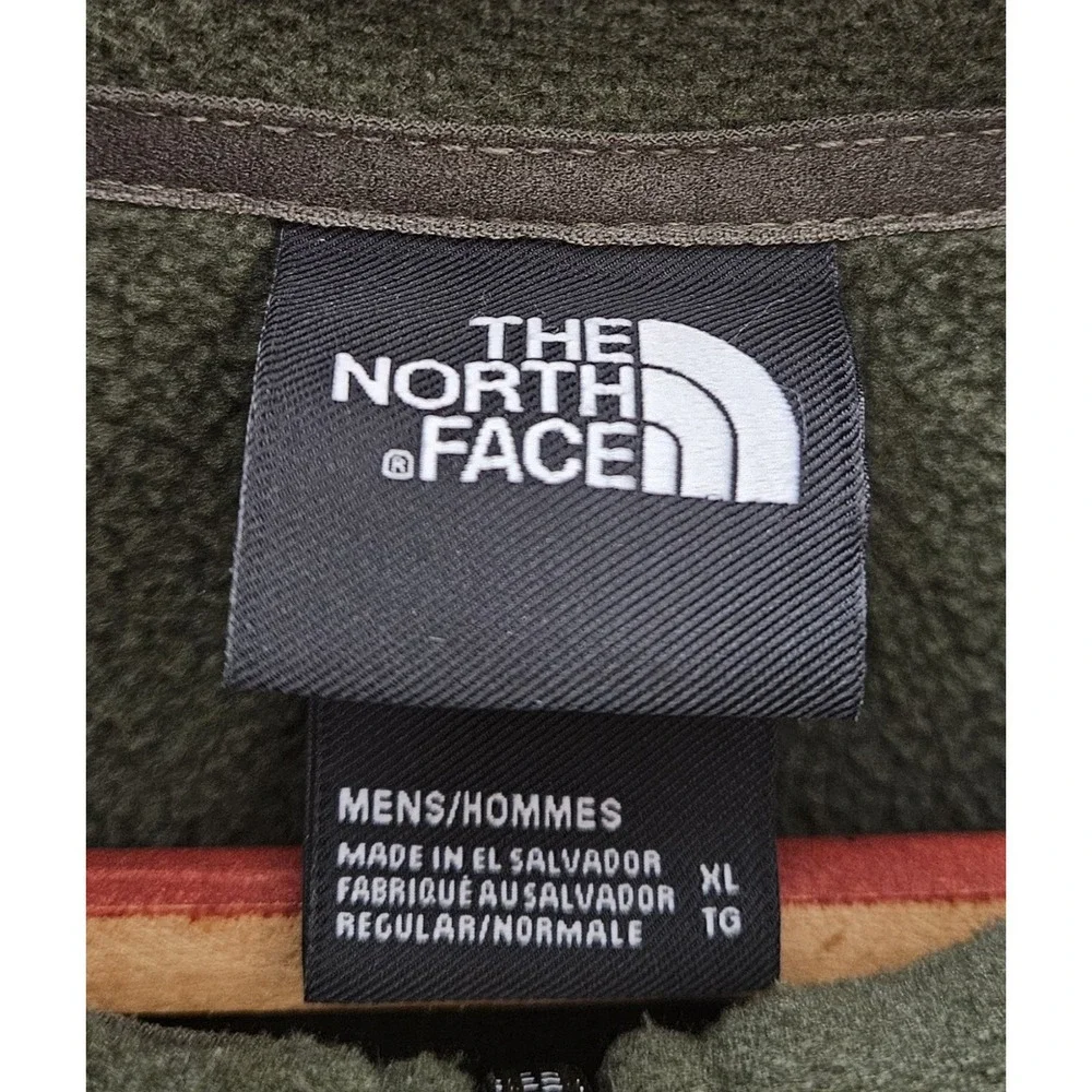 The North Face Men's Dark Green 1/2 Zip Long Sleeve Pullover‎ Men's Size XL